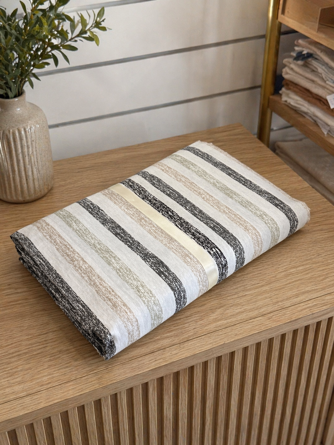 Completo Lenzuola in Percalle di Cotone 100% - Natural Multi