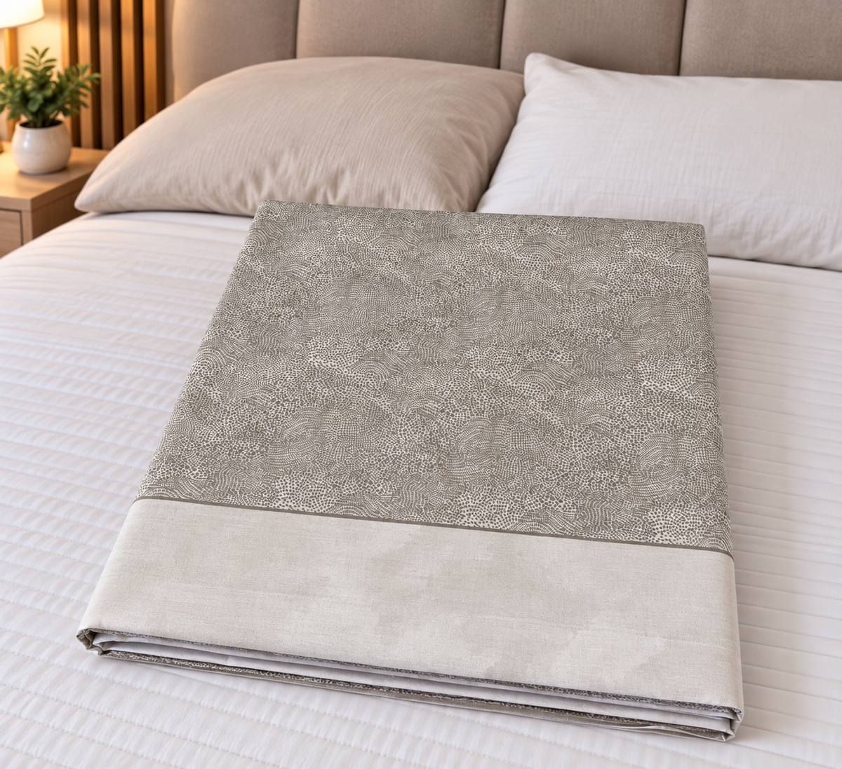 Completo Lenzuola Matrimoniale Maxi Imberti Living Roma in Cotone 100% | Angolo 28 cm