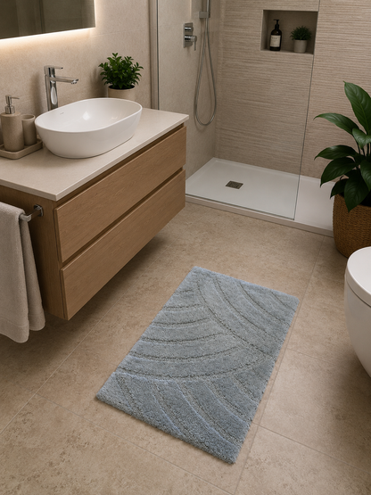 Tappeto Bagno Sobel Zen 50x80 100% Cotone Disegnato in Italia