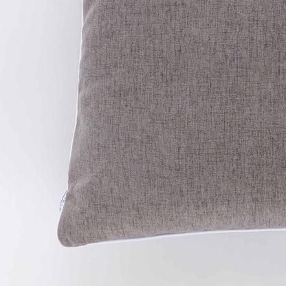 Cuscino Rettangolare Riviera Pepe 30x50 Grigio Ardesia con Piping