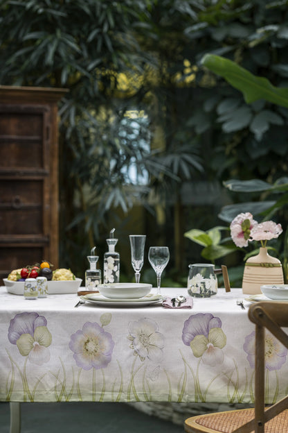 Tovaglia Antimacchia THUN Bloom 150x260 cm - Fantasia Floreale