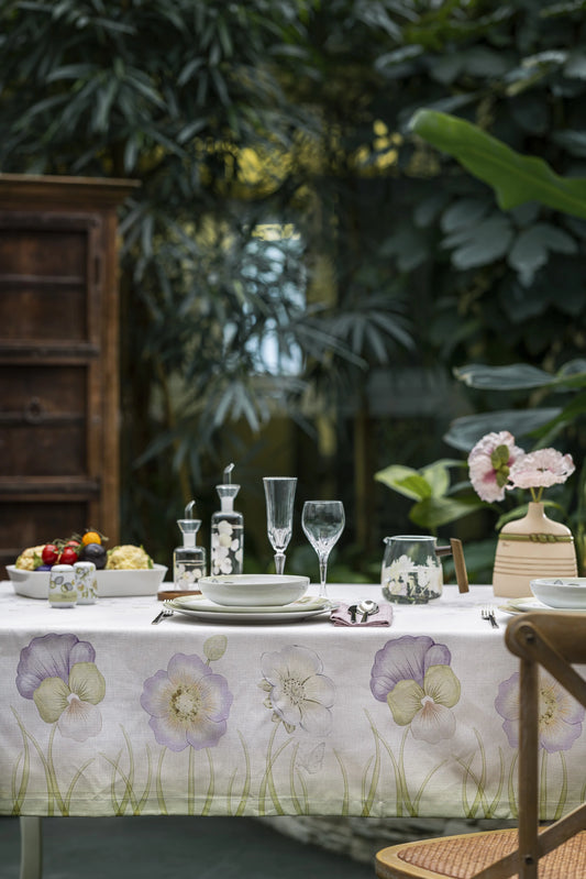 Tovaglia Antimacchia THUN Bloom 150x260 cm - Fantasia Floreale