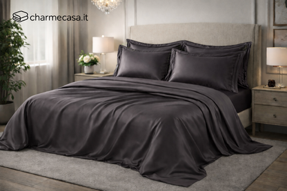 Completo Lenzuola Matrimoniale Maxi Firenze Lux Raso 60 | Made in Italy