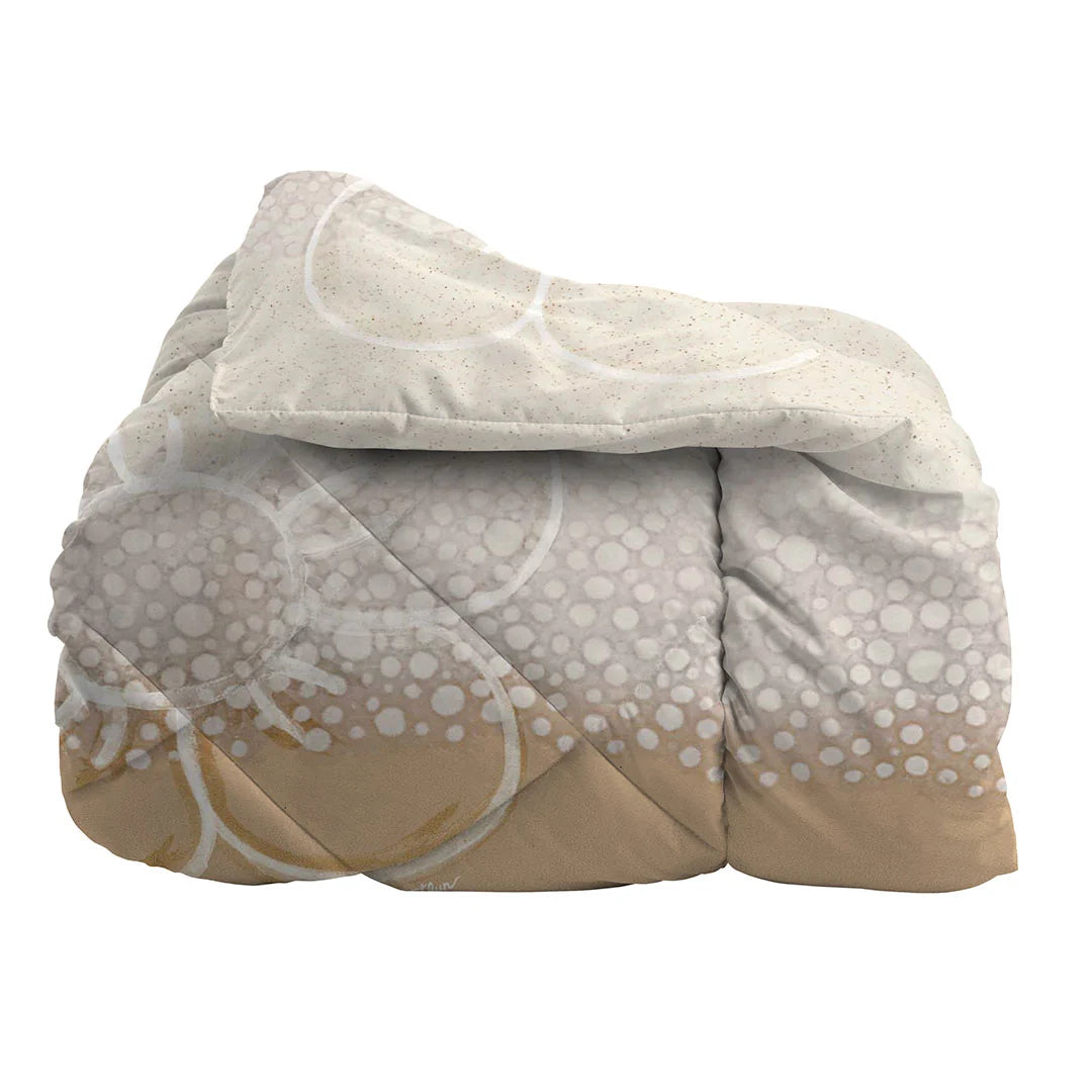 Trapunta Matrimoniale THUN New Elegance Margherita – Daisy Beige