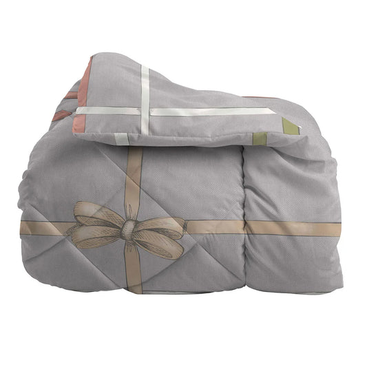Trapunta Matrimoniale THUN Natale Fiocco – Bows Multicolor Storie di Natale