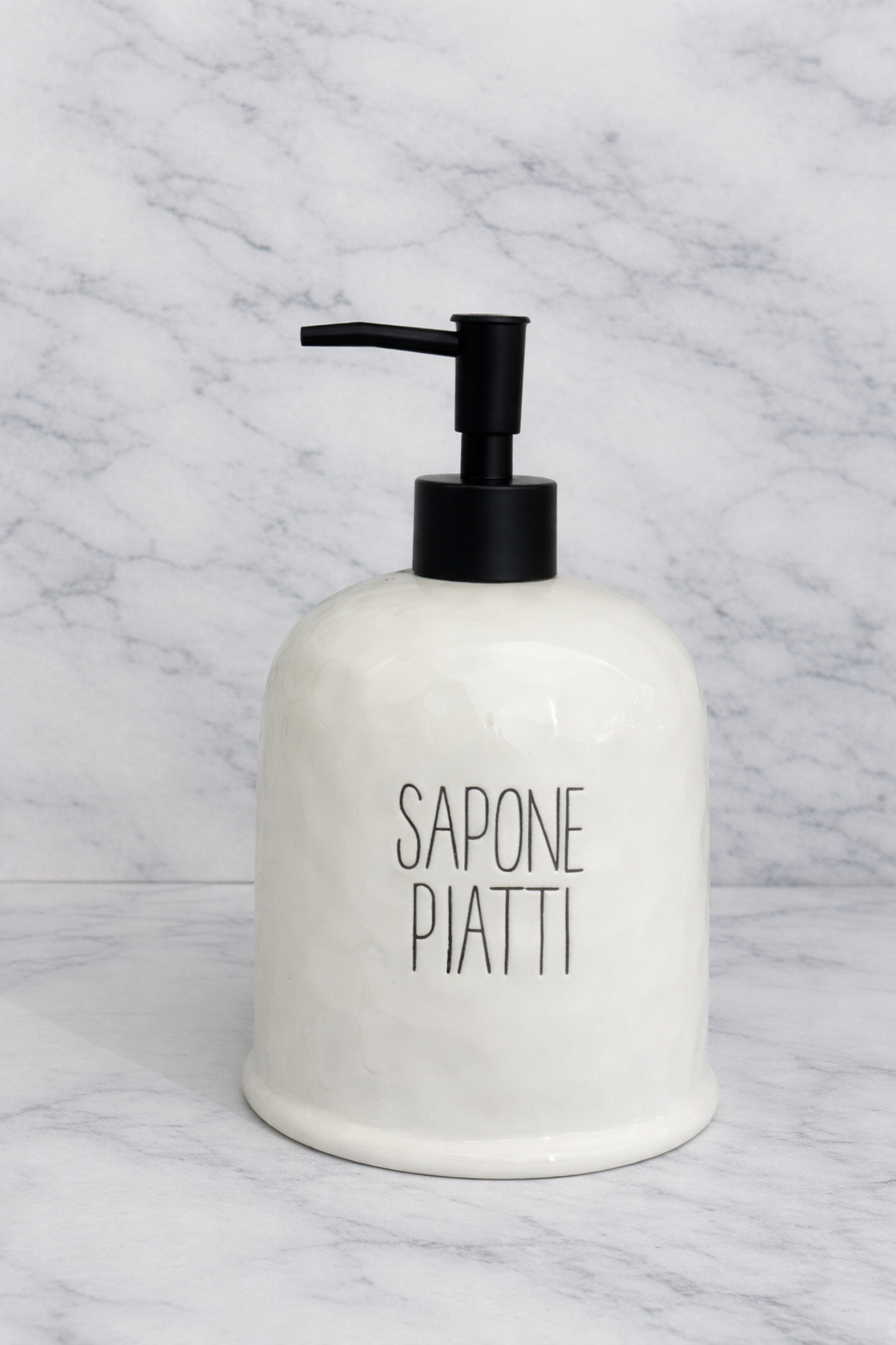 Dispenser in Ceramica da Cucina / Bagno | Sapone Mani / Sapone Piatti