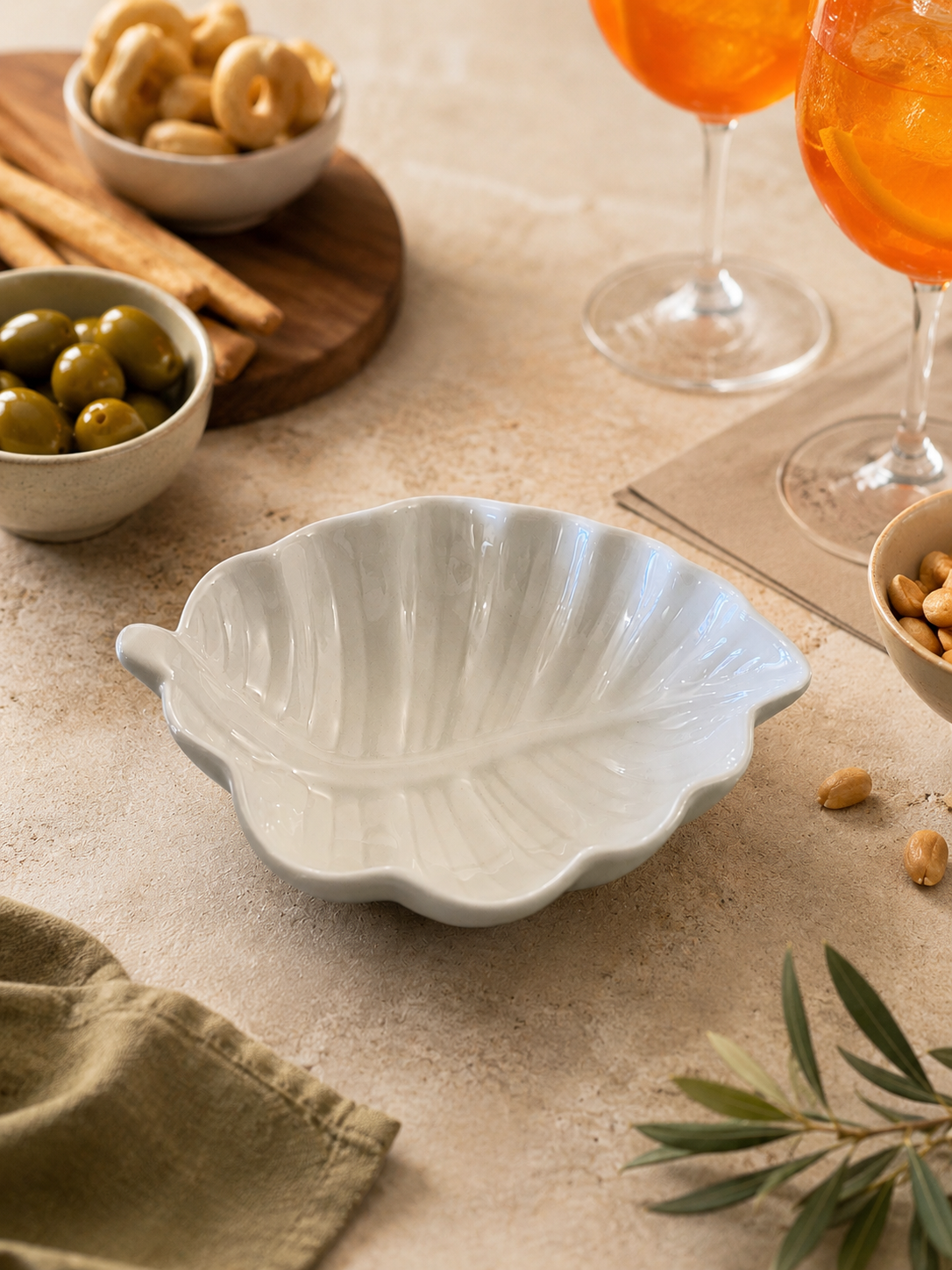 Ciotole Aperitivo in Porcellana Bianca 15x15 cm