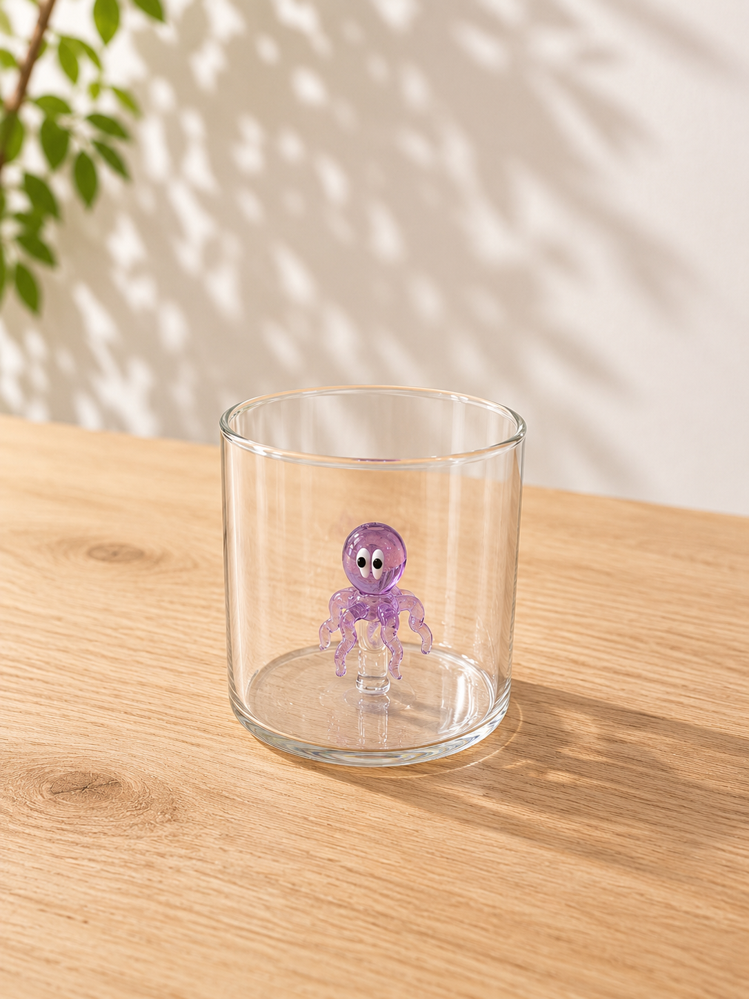 Bicchiere in Vetro 36 cl con Decorazione 3D Interna