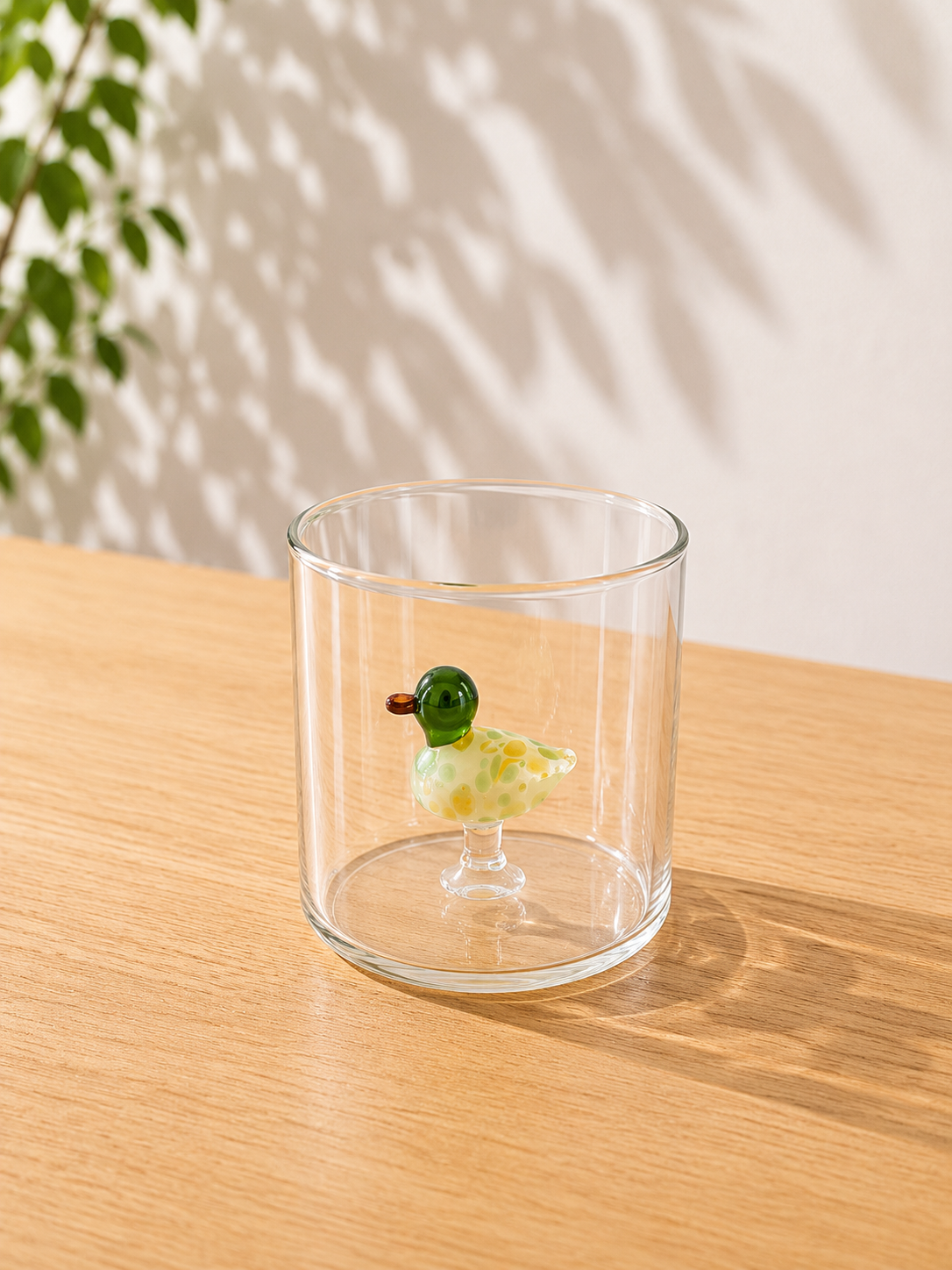 Bicchiere in Vetro 36 cl con Decorazione 3D Interna
