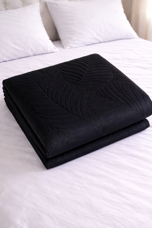 Copriletto Trapuntato  Marzotto Matrimoniale in Velluto Double Face Made in Italy