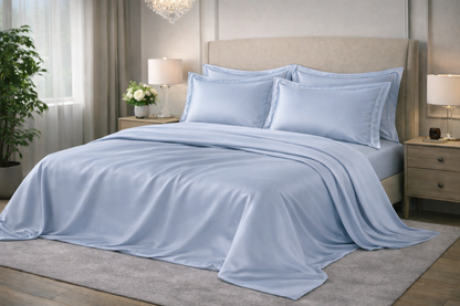 Completo Lenzuola Matrimoniale Maxi Firenze Lux Raso 60 | Made in Italy