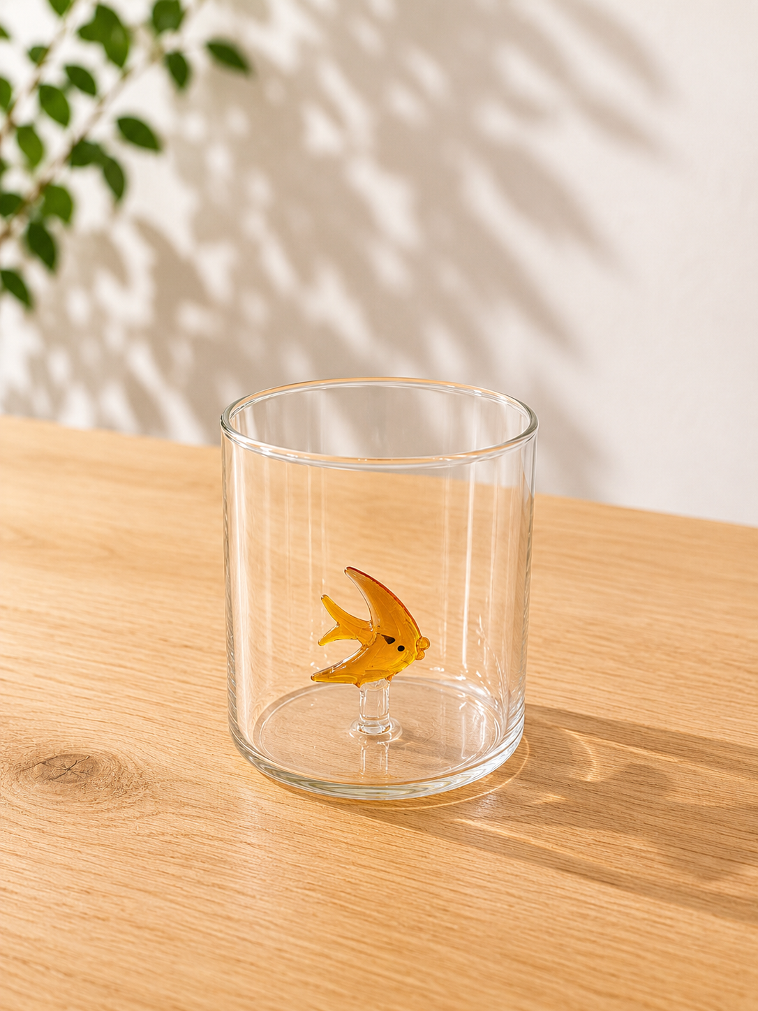 Bicchiere in Vetro 36 cl con Decorazione 3D Interna