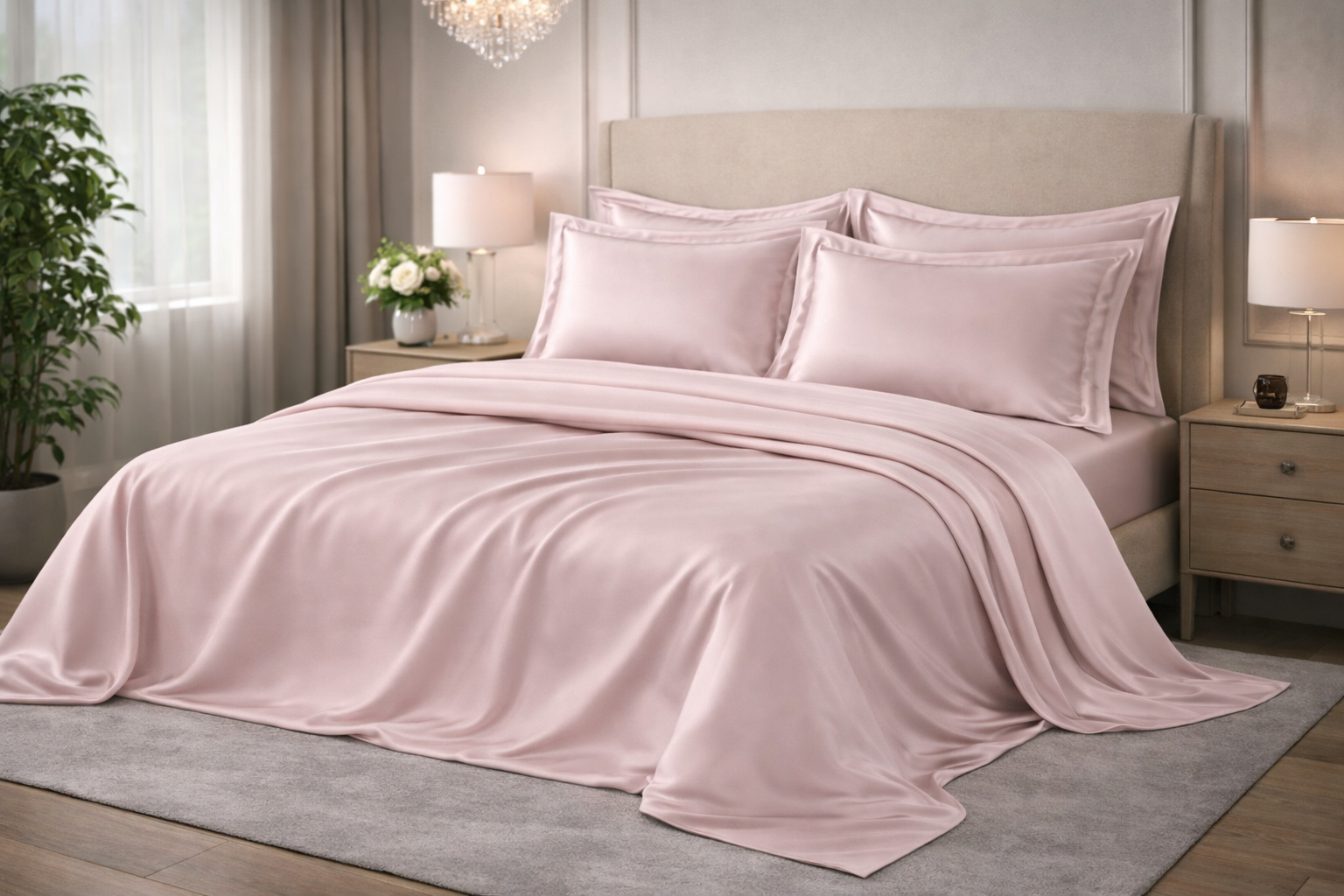 Set di lenzuola per letto matrimoniale, traspiranti e fresche, lussuose lenzuola di qualità da hotel, 1 lenzuolo piatto, 1 lenzuolo con angoli e 4 federe, con tasca profonda, facili da applicare Set di lenzuola per letto matrimoniale, traspiranti e fresche, lussuose lenzuola di qualità da hotel, 1 lenzuolo piatto, 1 lenzuolo con angoli e 4 federe, con tasca profonda, facili da applicare