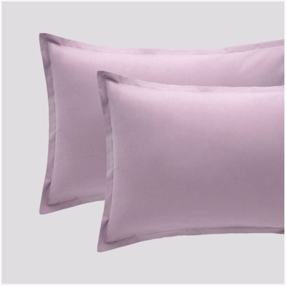 Coppia Federe Riviera Paint | 100% Cotone Madapolam 4 volants