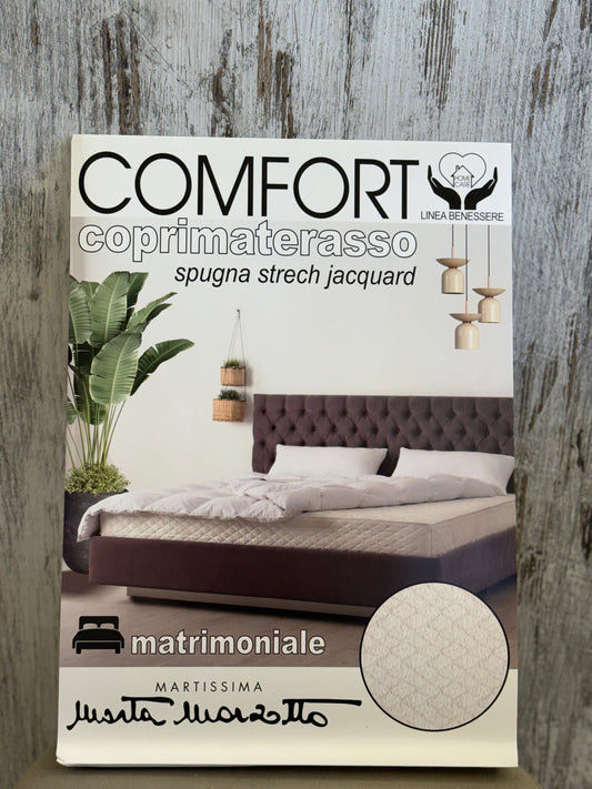 Coprimaterasso Hotel B&B Comfort in Spugna Stretch Jacquard | Marta Marzotto
