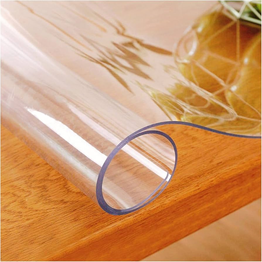 Tovaglia Trasparente Effetto Vetro Spessore 1,5 mm Larghezza 1 Mt