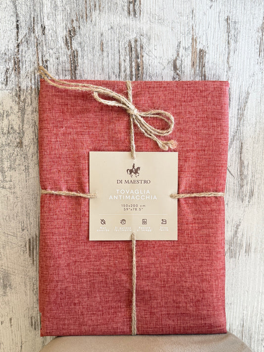 Tovaglia Antimacchia Di Maestro Effetto Lino