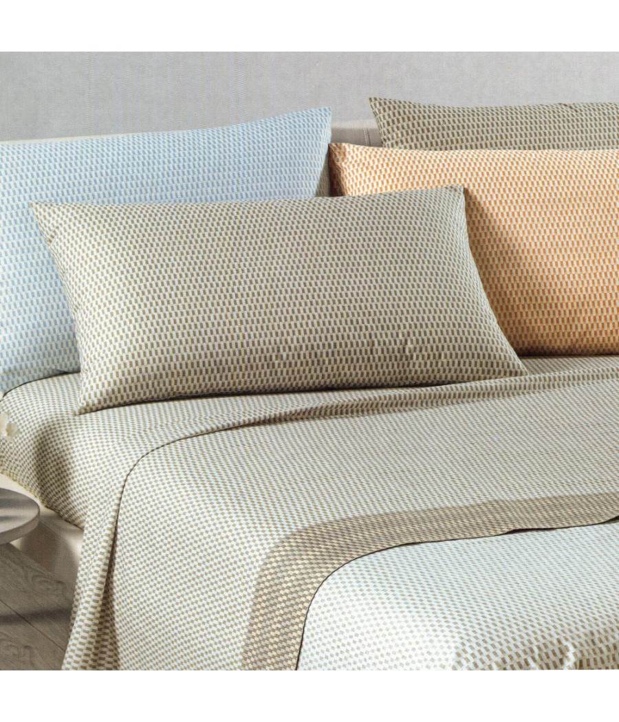 Completo Lenzuola Una Piazza e Mezza Caleffi Sydney in Cotone 100%