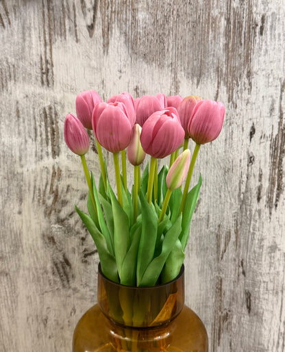 Tulipani in Gomma Decorativi - Fiori Artificiali Realistici per Casa 38cm