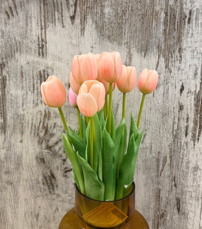 Tulipani in Gomma Decorativi - Fiori Artificiali Realistici per Casa 38cm