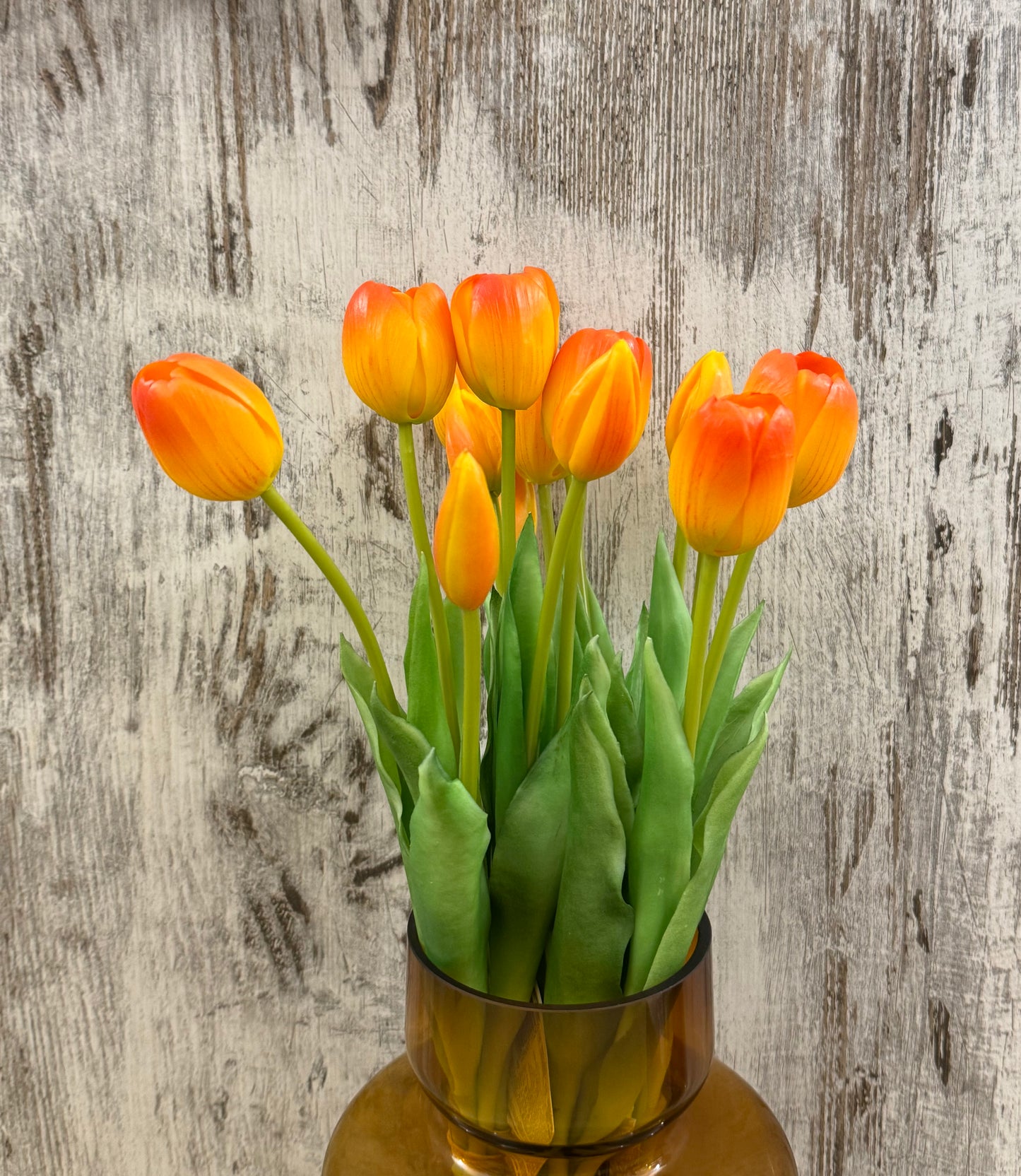 Tulipani in Gomma Decorativi - Fiori Artificiali Realistici per Casa 38cm
