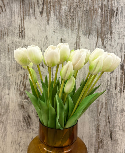 Tulipani in Gomma Decorativi - Fiori Artificiali Realistici per Casa 38cm