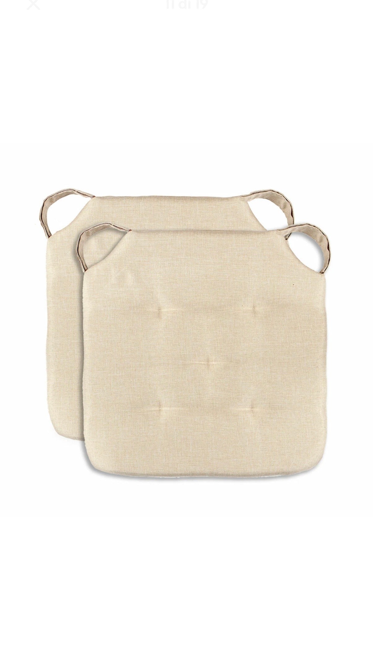 Coppia Cuscini Kiki 40x40 Memory 4 cm | Antimacchia con Feltro