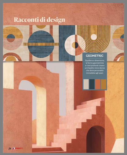 Passatoia a Metraggio Sprinty Kobel Geometric Antiscivolo e Lavabile