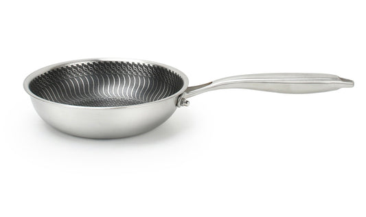 Wok Antiaderente H&H Evolution 30 cm Acciaio Inox 18/10