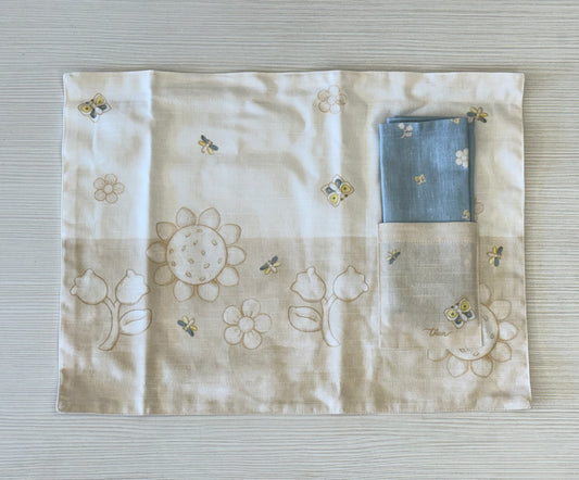 Set 2 Tovagliette con Tasca in Cotone 100% Elegance Thun