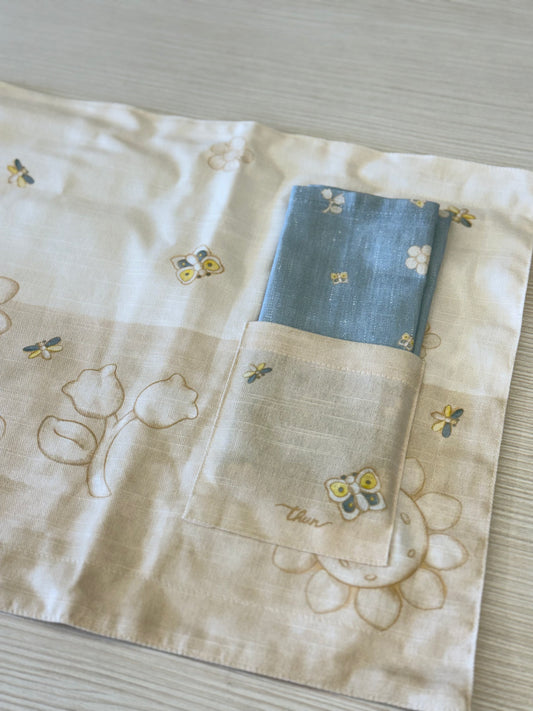 Set 2 Tovagliette con Tasca in Cotone 100% Elegance Thun