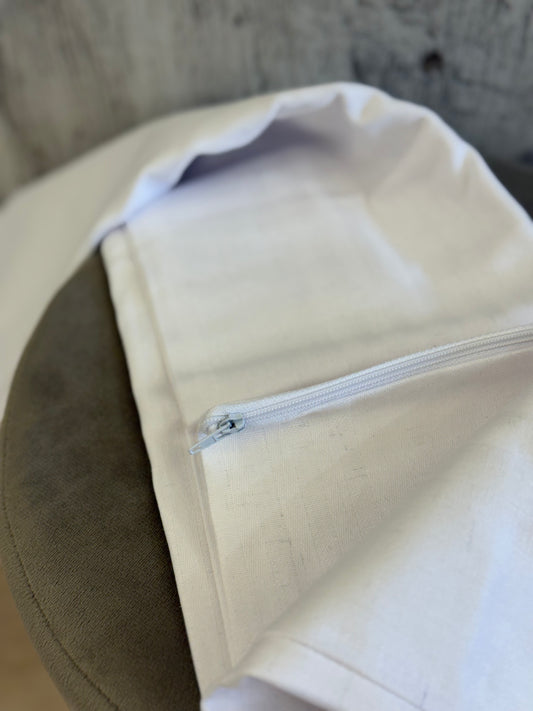 Federe Interne Rigate con Zip 100% Cotone