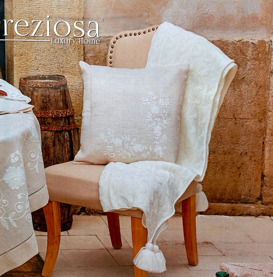 Coperta 1600gr con Lavorazione ad Onda e Nappe agli Angoli cm160x210