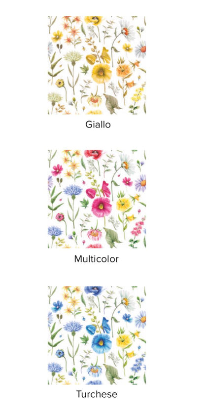 Trapuntino Matrimoniale Linea Oro Iside 260x260 cm | Fantasia Floreale