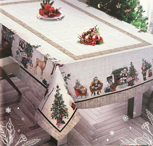 Tovaglia Tiffany XMAS Vingi Disegno 8 x18(140x360)