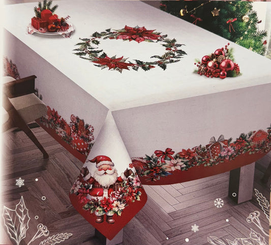 Tovaglia Tiffany XMAS Disegno 04 x12 (140x240)