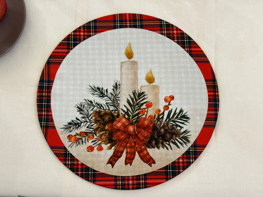 Set 6 Sotto Piatti Vingi Tiffany XMAS