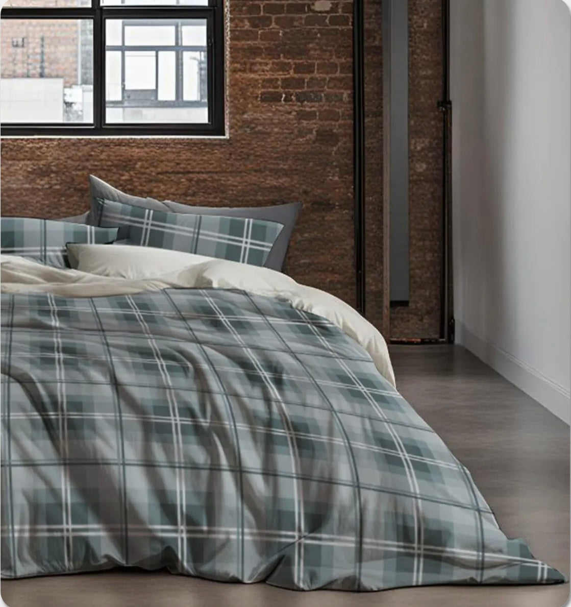 Completo Lenzuola in Flanella Matrimoniale Maxi Imberti Stile Modello Terni