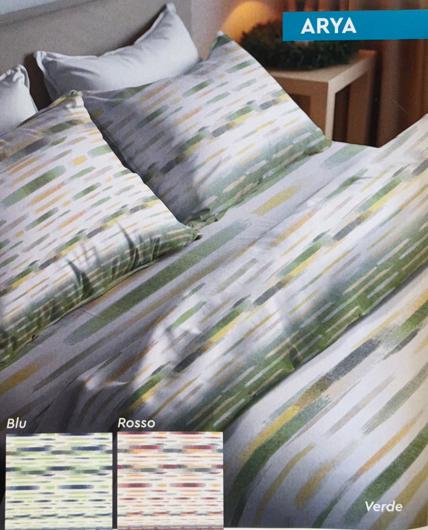 Completo Lenzuola Flanella Matrimoniale Biancaluna Tramonti - 100% Cotone Caldo I Vari Colori