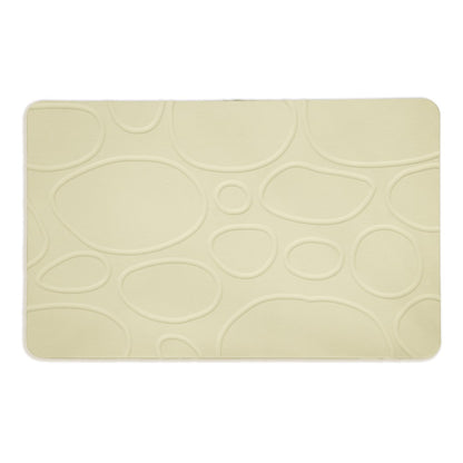 Tappeto Bagno in Diatomite Cerchi Mitzuno S&G 60x40 cm | Antiscivolo e Asciugatura Rapida
