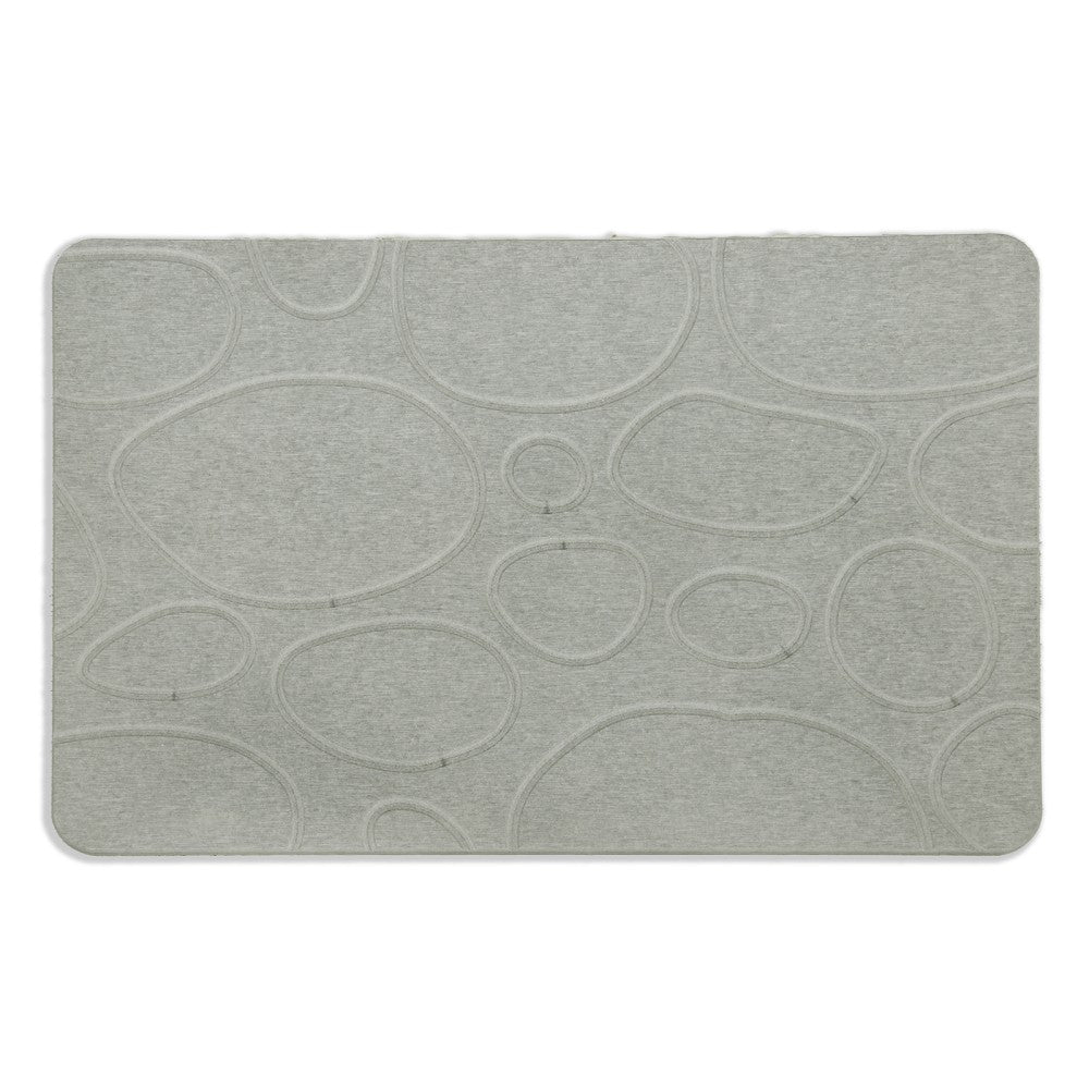 Tappeto Bagno in Diatomite Cerchi Mitzuno S&G 60x40 cm | Antiscivolo e Asciugatura Rapida