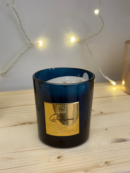 Candela Profumata in Vetro Bergamot & Gapefruit 200g Durata 40 ore