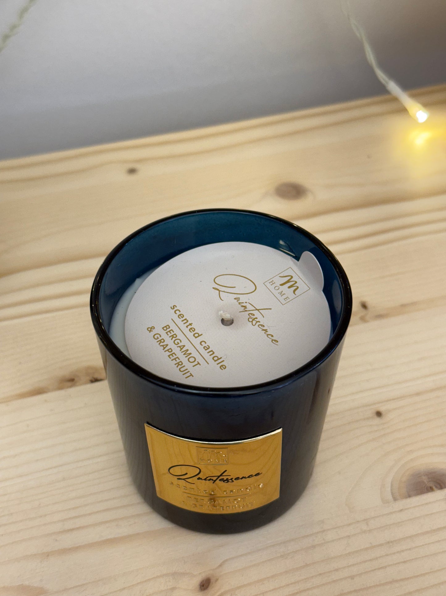 Candela Profumata in Vetro Bergamot & Gapefruit 200g Durata 40 ore