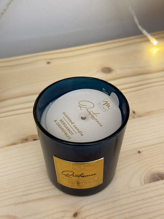 Candela Profumata in Vetro Bergamot & Gapefruit 200g Durata 40 ore