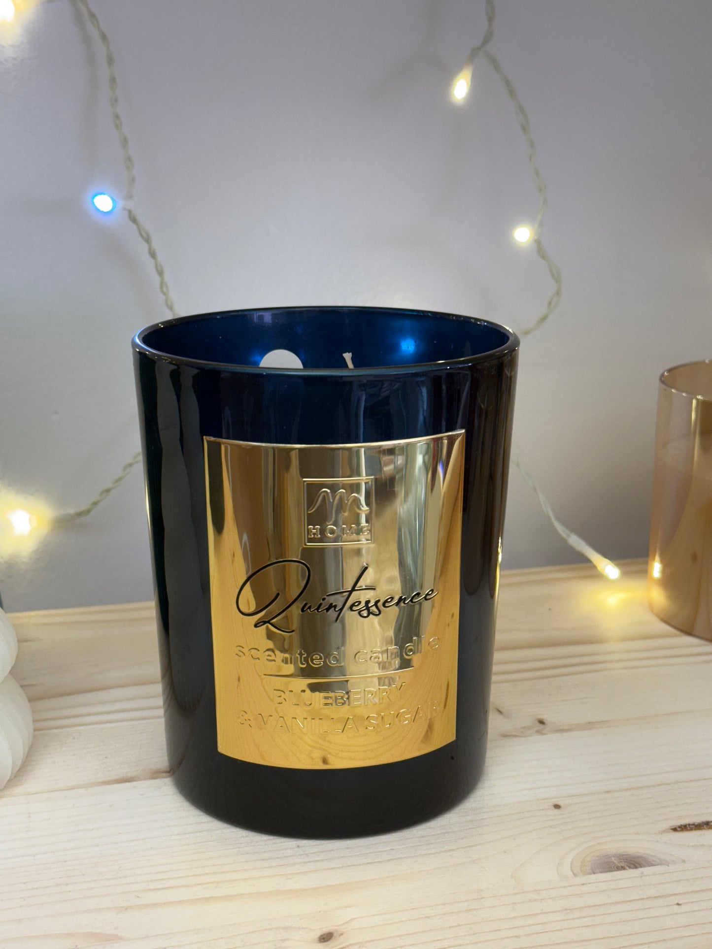 Candela Profumata Grande in Vetro 700g - Blueberry & Vanilla Sugar