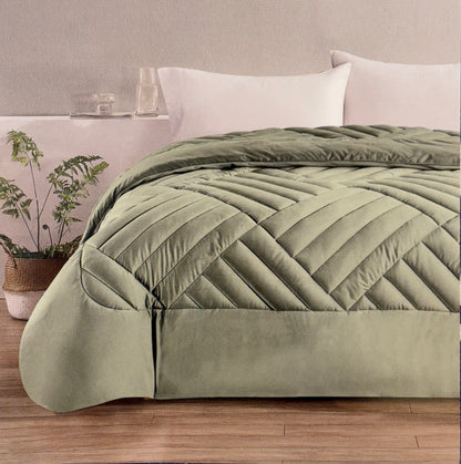 Trapunta in Velluto 260x260 Diaol Velvet - Effetto Piuma - Morbidissima