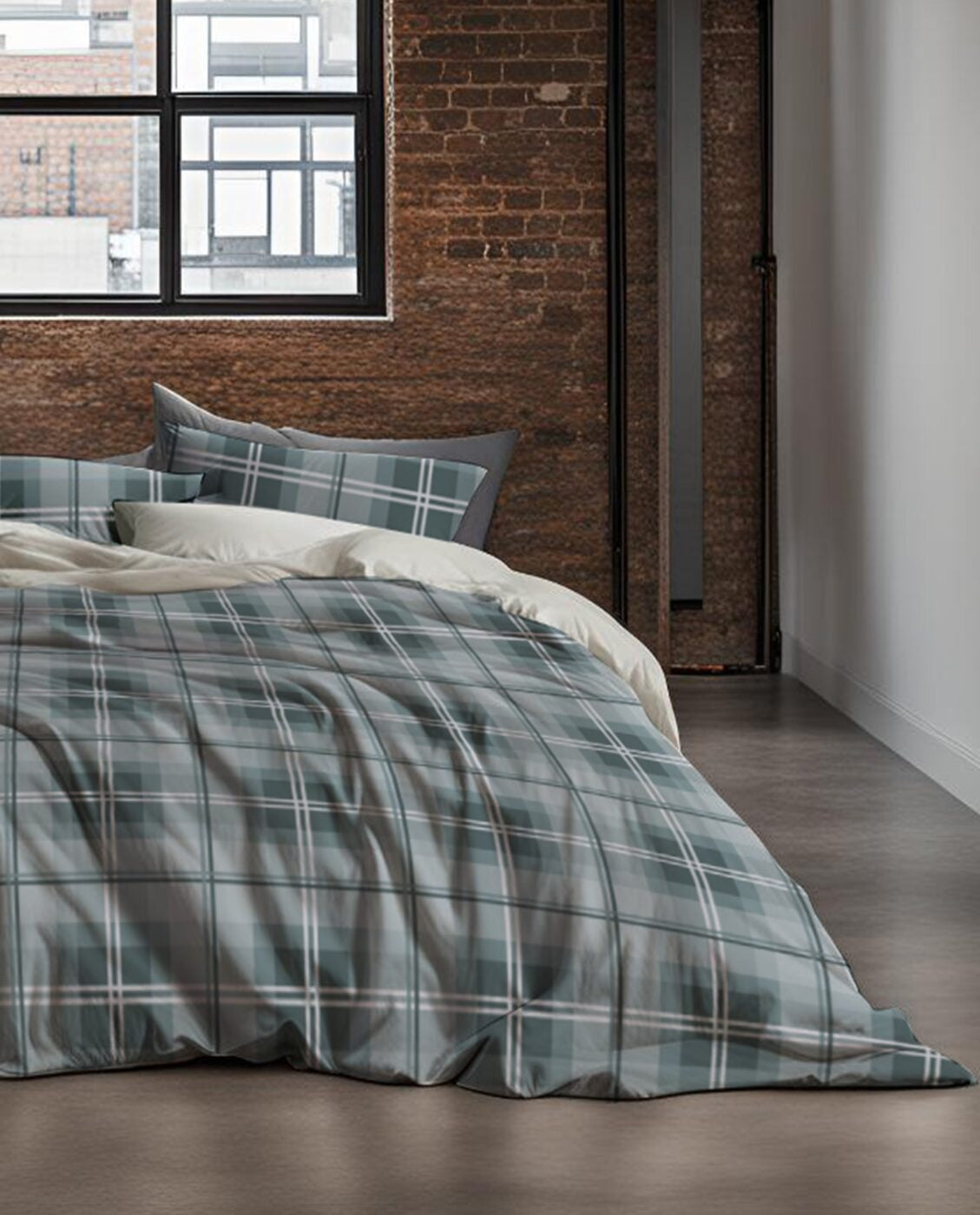 Parure Copripiumino Matrimoniale 100% Cotone - Imberti - Terni - Made in Italy