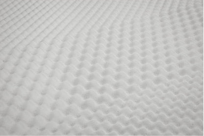 Topper Memory Matrimoniale 160x190 con Ioni d'Argento | 7 Zone Double Face 6 cm