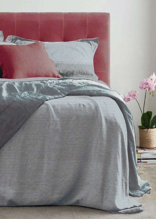 Completo Lenzuola Flanella Imberti Matrimoniale Maxi Tweed | 100% Cotone Invernale