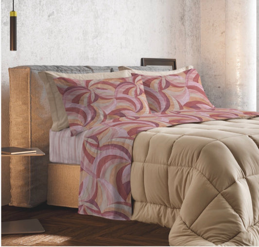 Completo Lenzuola Linea Oro Baty in 100% Puro Cotone